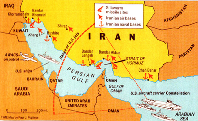 map of persian gulf war        <h3 class=